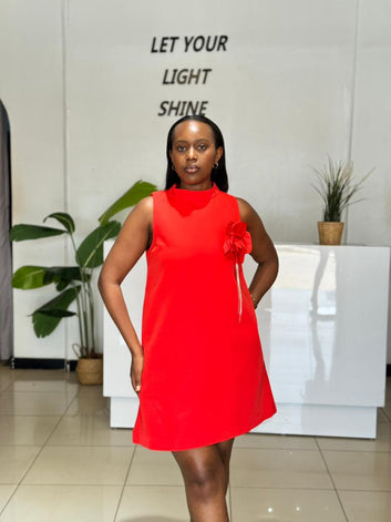 Short dress sleeveless Ceremonial