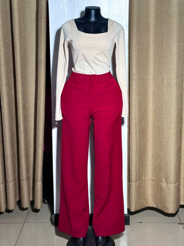 Ao office wide leg pants