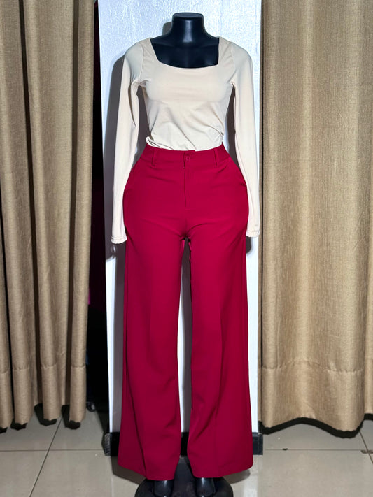 Ao office wide leg pants