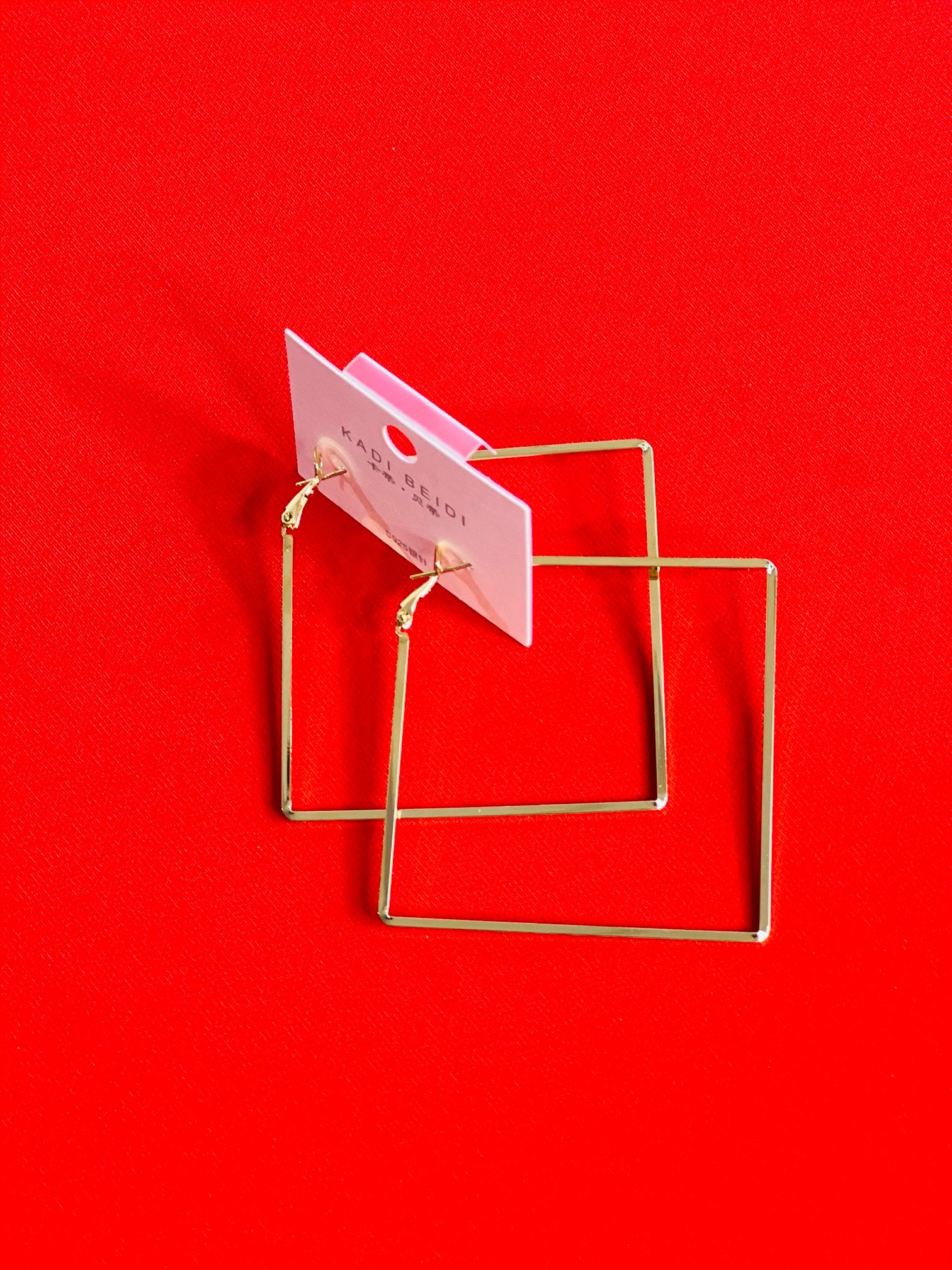 Square Geometric  earring