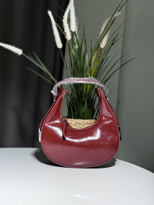 Red Halfmoon Bag