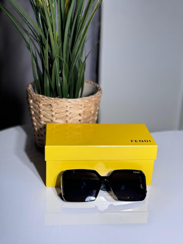 Premium Black Fhendi Sunglasses with box