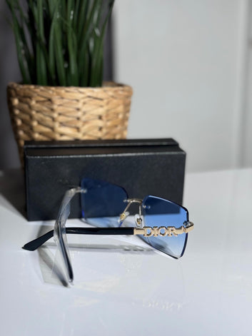 Blue Flame Dior Sunglasses with box