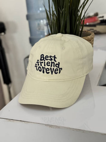Unisex baseball cap best friend forever