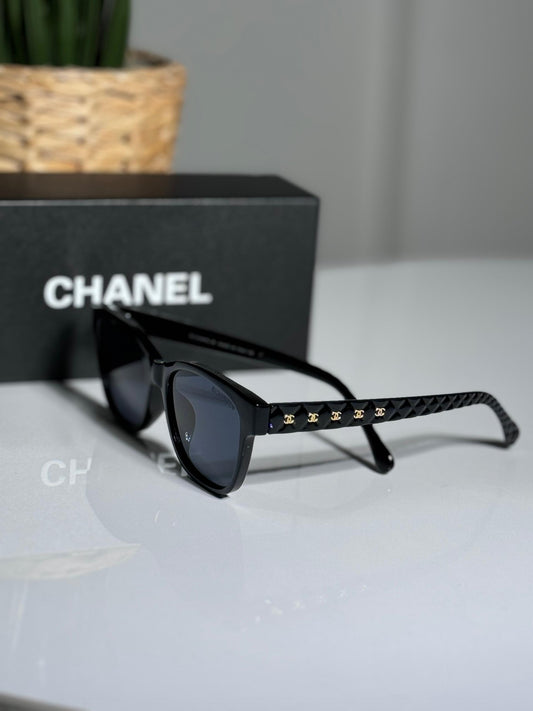 Black CHANEL Sunglasses with box